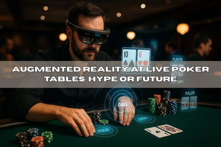 Augmented Reality at Live Poker Tables: Hype or Future