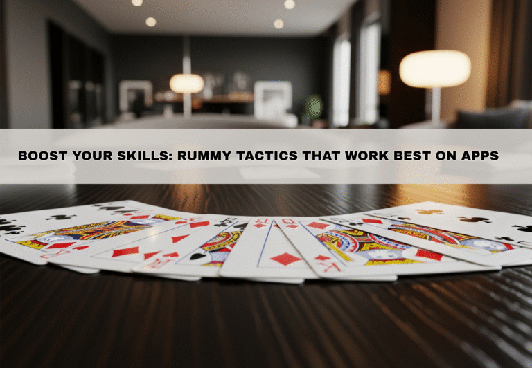 Boost Your Skills: Rummy Tactics That Work Best on Apps