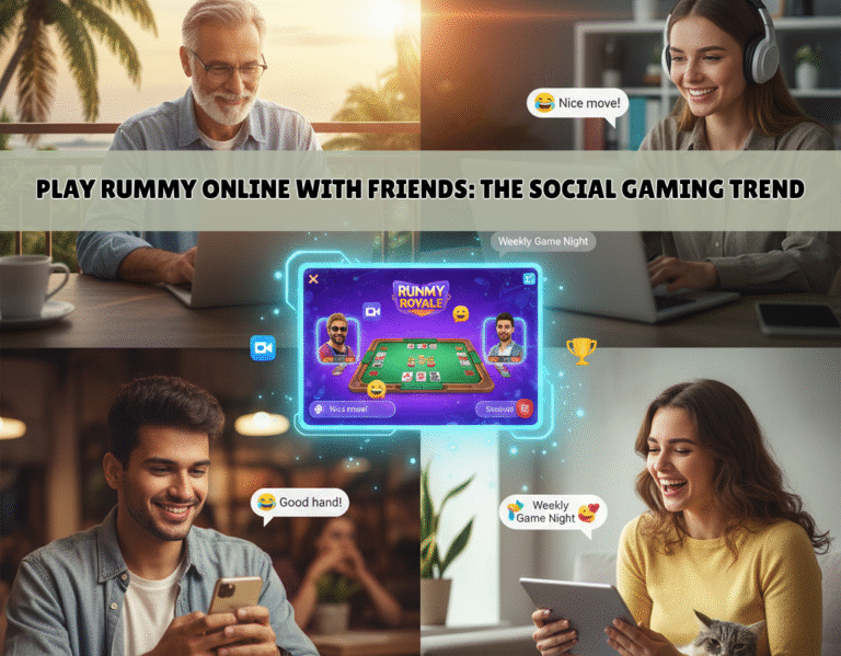 Play Rummy Online with Friends: The Social Gaming Trend