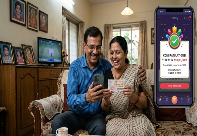 Featured image - lucky winning lottery