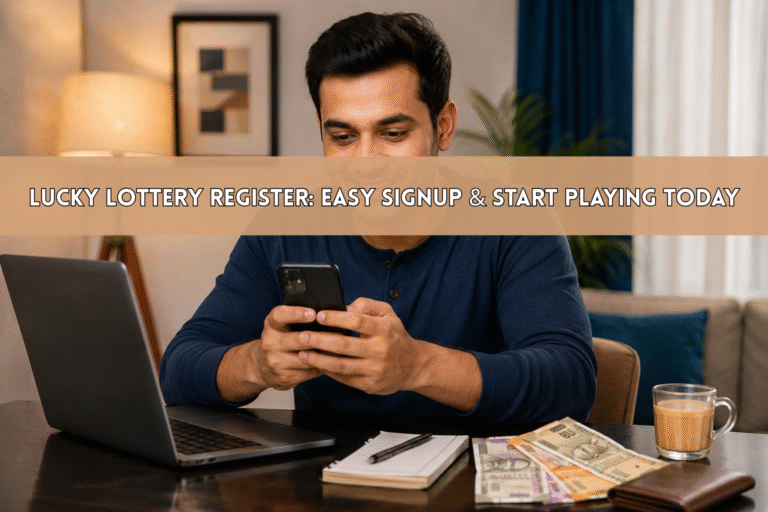 Lucky Lottery Register: Easy Signup & Start Playing Today